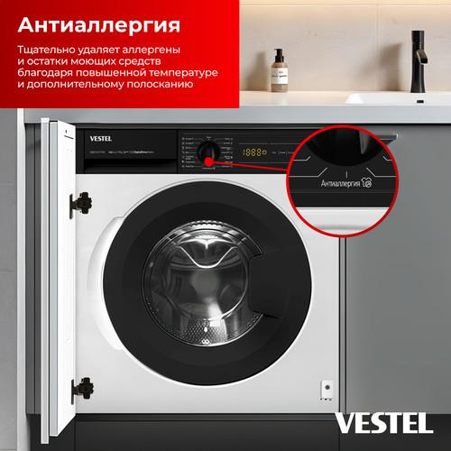 Встраиваемая стирально-сушильная машина Vestel WDB7512T2TB