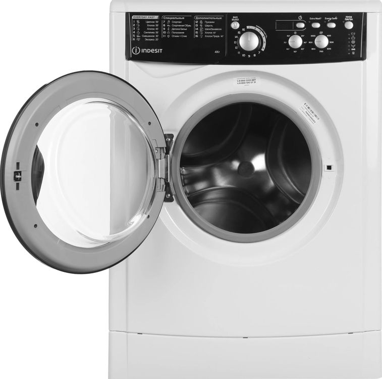 Стиральная машина Indesit EWUD 4105 BK CIS белого цвета